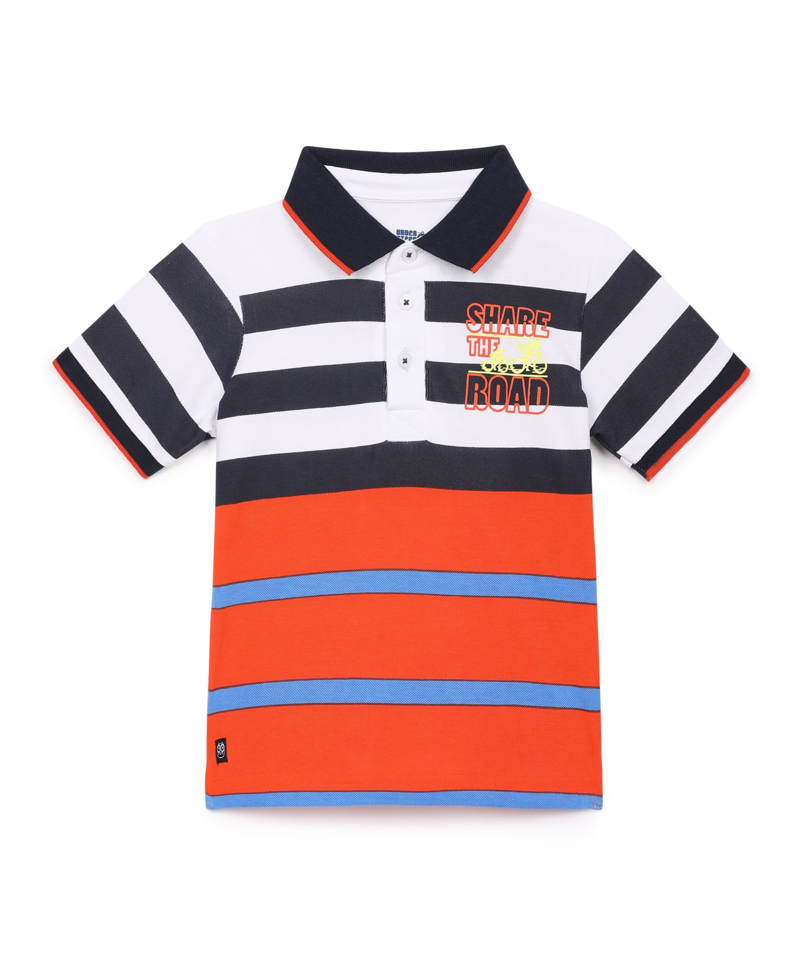     			Under Fourteen Only Red Cotton Blend Boy's Polo T-Shirt ( Pack of 1 )