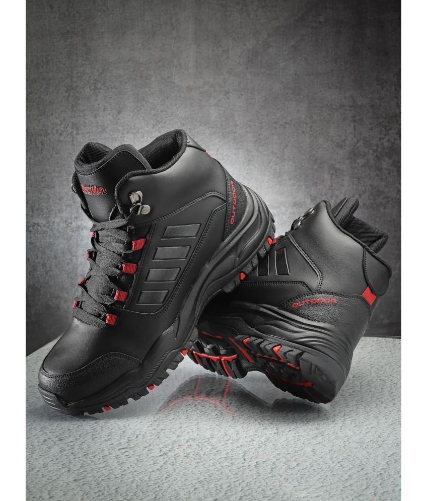     			Action Black Training Shoes