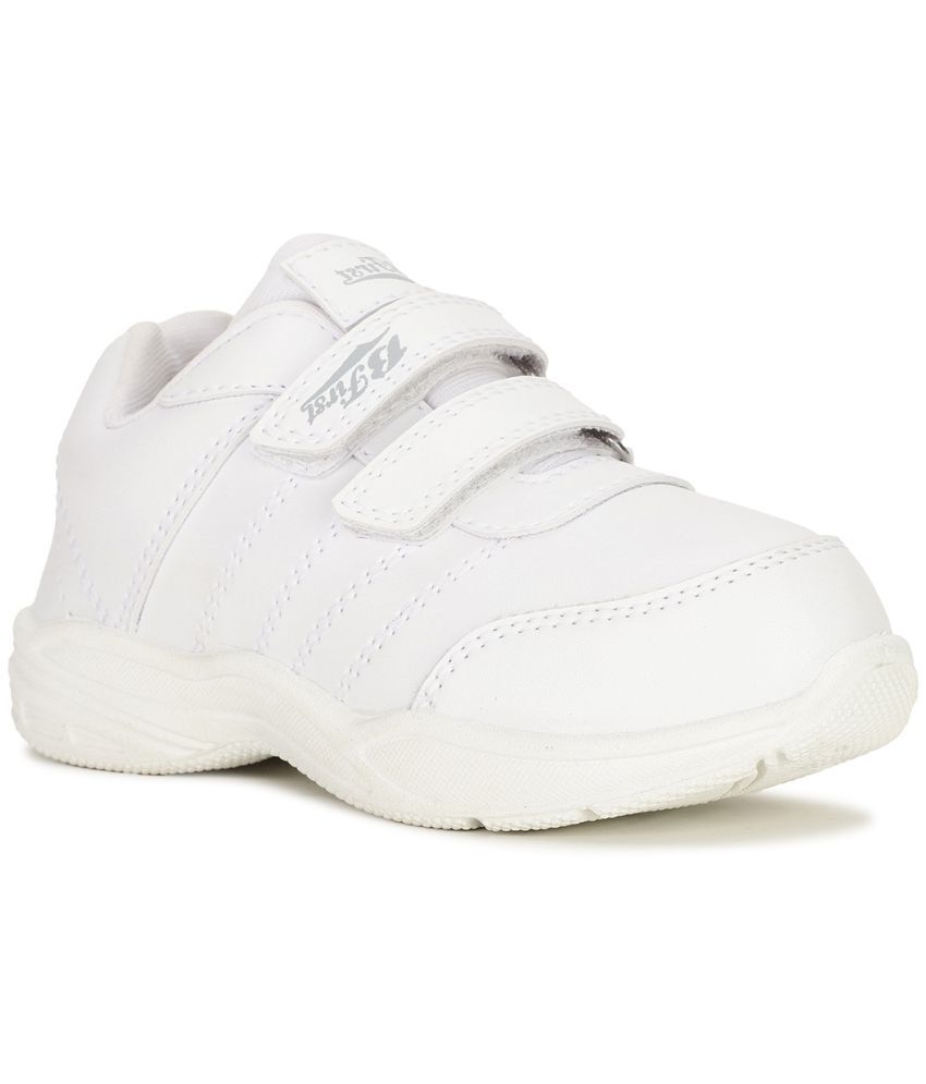     			Bata - White Boy's School Shoes ( 1 Pair )