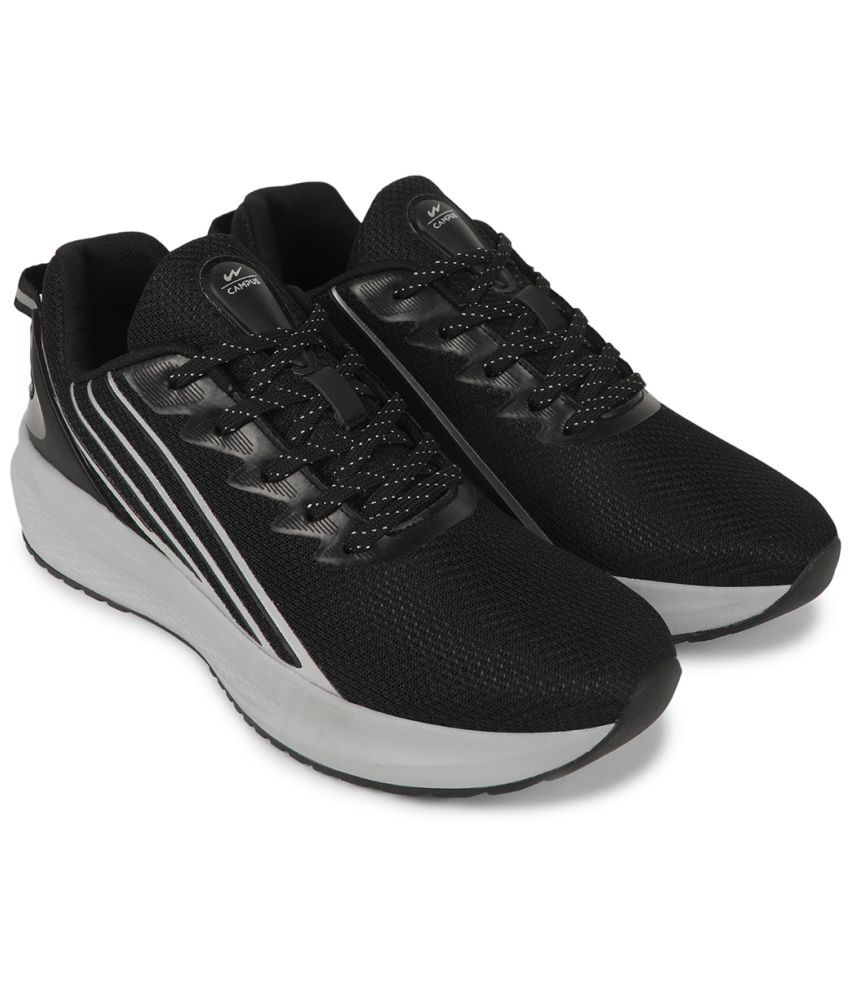     			Campus MARVRICK Black Men's Sports Running Shoes