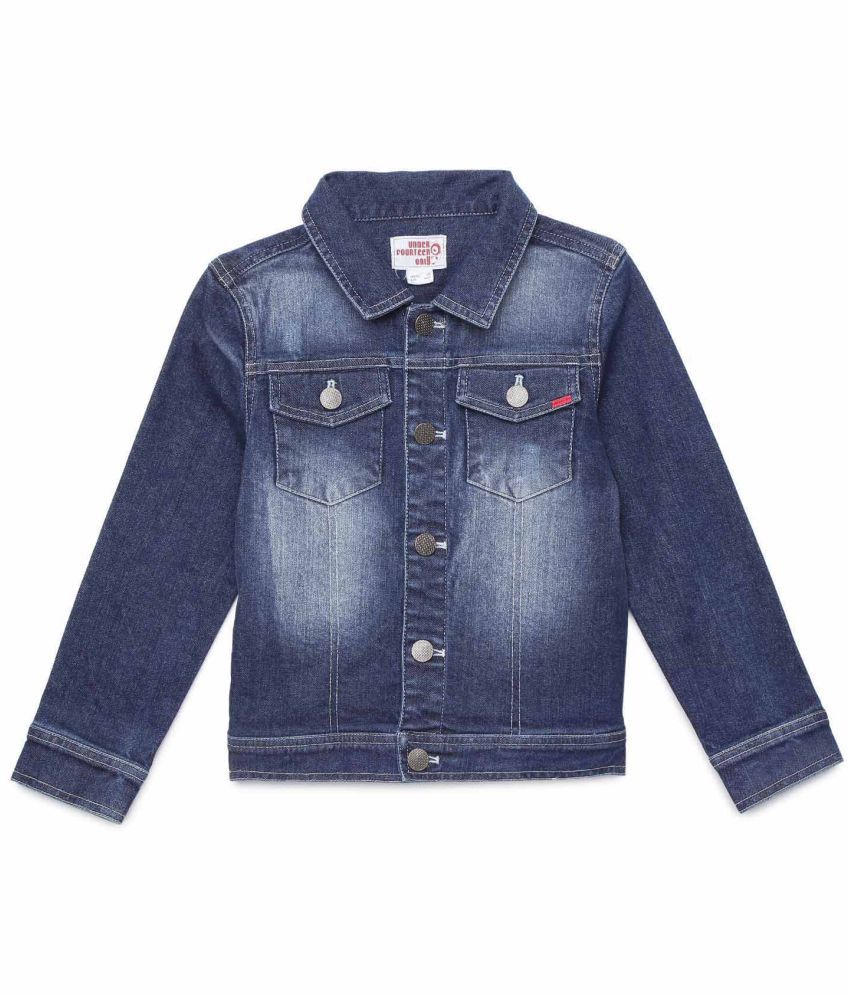     			Under Fourteen Only Navy Cotton Boys Casual Jacket ( Pack of 1 )
