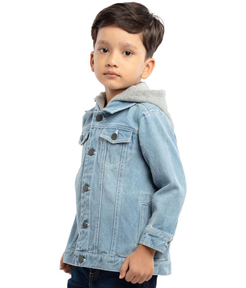     			Under Fourteen Only Navy Cotton Boys Casual Jacket ( Pack of 1 )