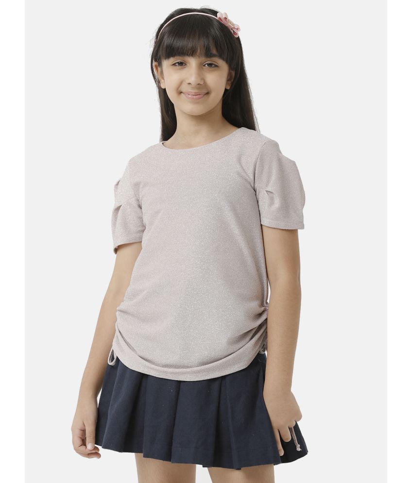     			Under Fourteen Only Pink Polyester Girls Top ( Pack of 1 )