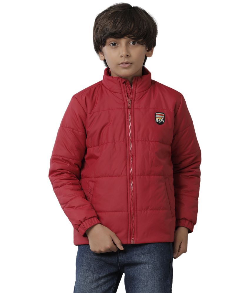     			Under Fourteen Only Red Polyester Boys Casual Jacket ( Pack of 1 )