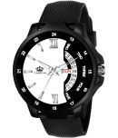 LimeStone Black PU Analog Men's Watch