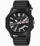 LimeStone Black Silicon Analog Men's Watch