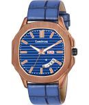 LimeStone Blue PU Analog Men's Watch