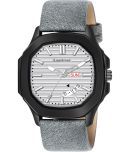 LimeStone Light Grey PU Analog Men's Watch