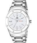 LimeStone Silver Stainless Steel Analog Men's Watch