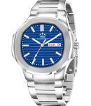 LimeStone Silver Stainless Steel Analog Men's Watch