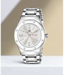 LimeStone Silver Stainless Steel Analog Men's Watch