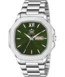 LimeStone Silver Stainless Steel Analog Men's Watch