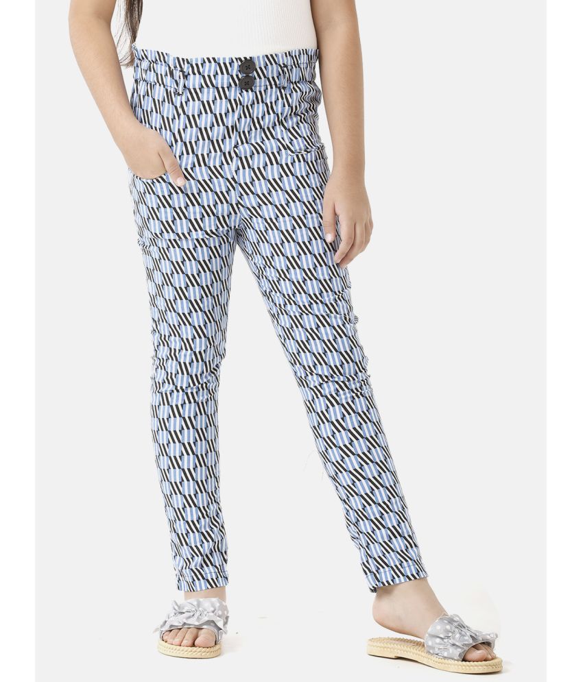     			GIRLS PULL ON FULL PANT WITH ALLOVER PRINT