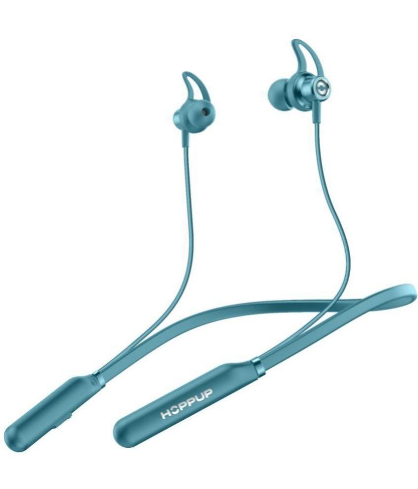     			HOPPUP ShockerZ 141 with 50H PlayTime In-the-ear Bluetooth Headset with Upto 30h Talktime Deep Bass - Green