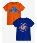 Before The Rain Pack of 2 Boys Cotton Blend T-Shirt ( Blue )