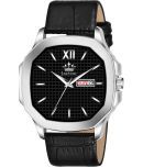 LimeStone Black PU Analog Men's Watch