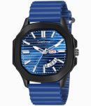 LimeStone Blue Silicon Analog Men's Watch