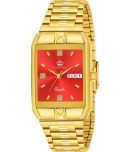 LimeStone Gold Metal Analog Men's Watch