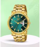 LimeStone Gold Metal Analog Men's Watch