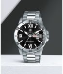 LimeStone Silver Stainless Steel Analog Men's Watch