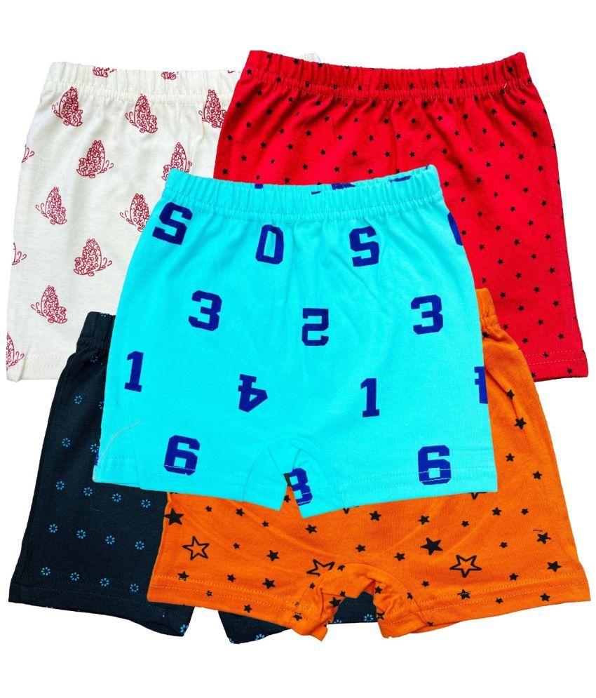     			Diaz Pack of 5 Cotton Girls Bloomers ( Multicolor ) KBLOOMERV3_CO5_11