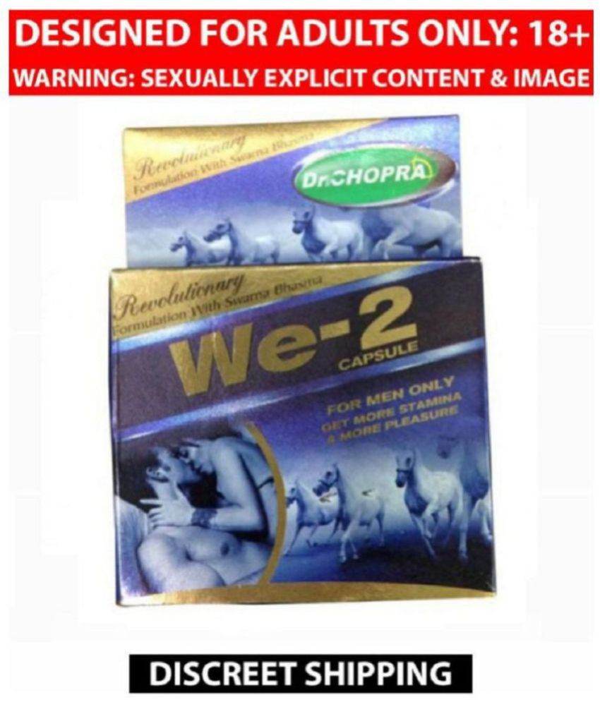     			Dr Chopra WE-2 Capsule For Men Only Get More Stamina & More Pleasure Pack Of 1