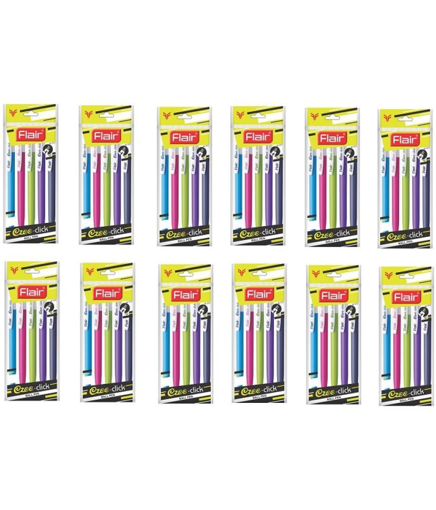     			Flair Blue Ball Pen ( Pack of 60 )