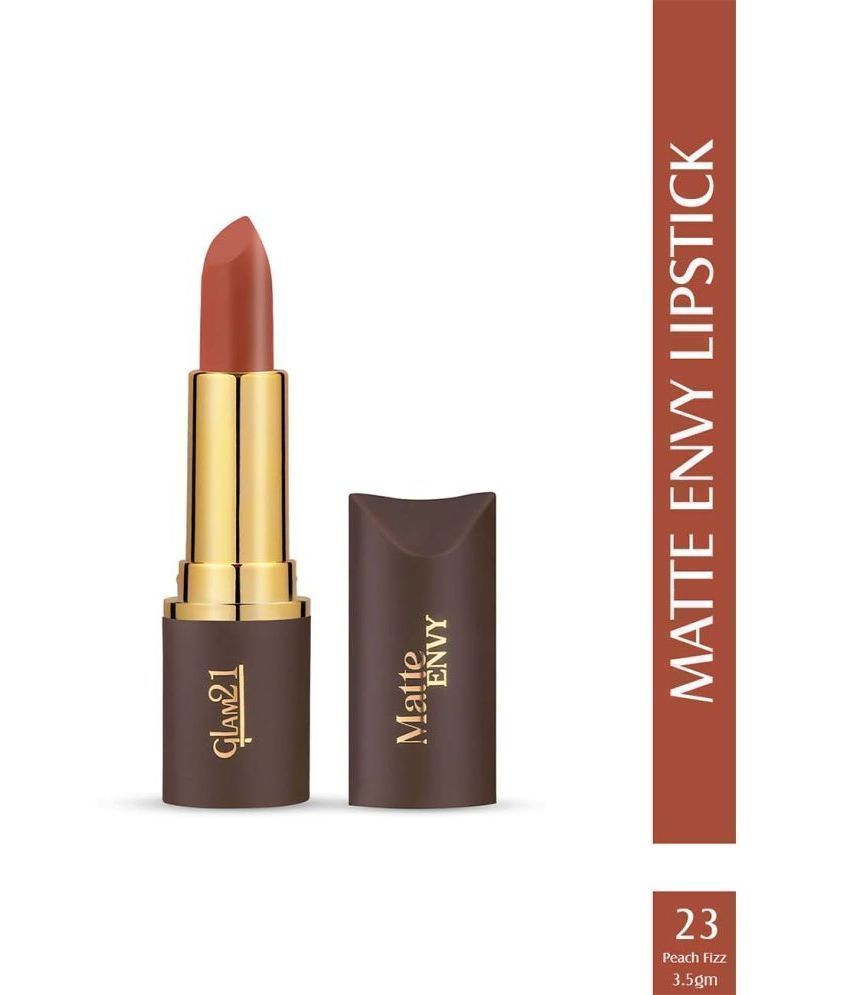     			Glam21 Matte Envy Lipstick Intense Colour Creamy Texture Lightweight Lipstick 3.5gm Peach Fizz-23