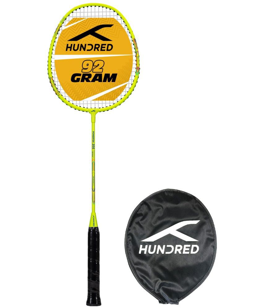     			HUNDRED Multicolor Badminton Racquet ( Pack of 1 )