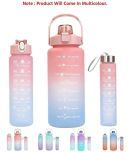 THR3E STROKES Multicolor Plastic Water Bottle 2000 mL ( Set of 1 )