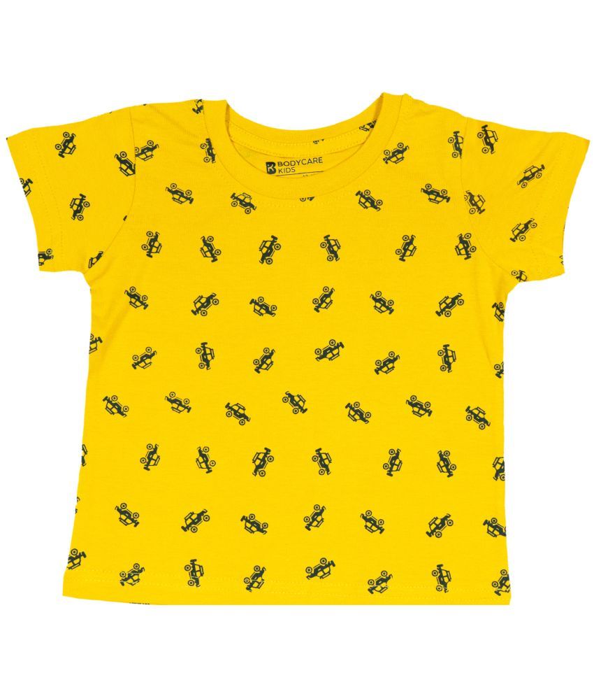     			Bodycare Mustard Cotton Boy's T-Shirt ( Pack of 1 )