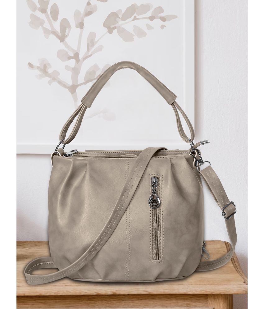     			Moonstar Bag Khaki PU Sling Bag