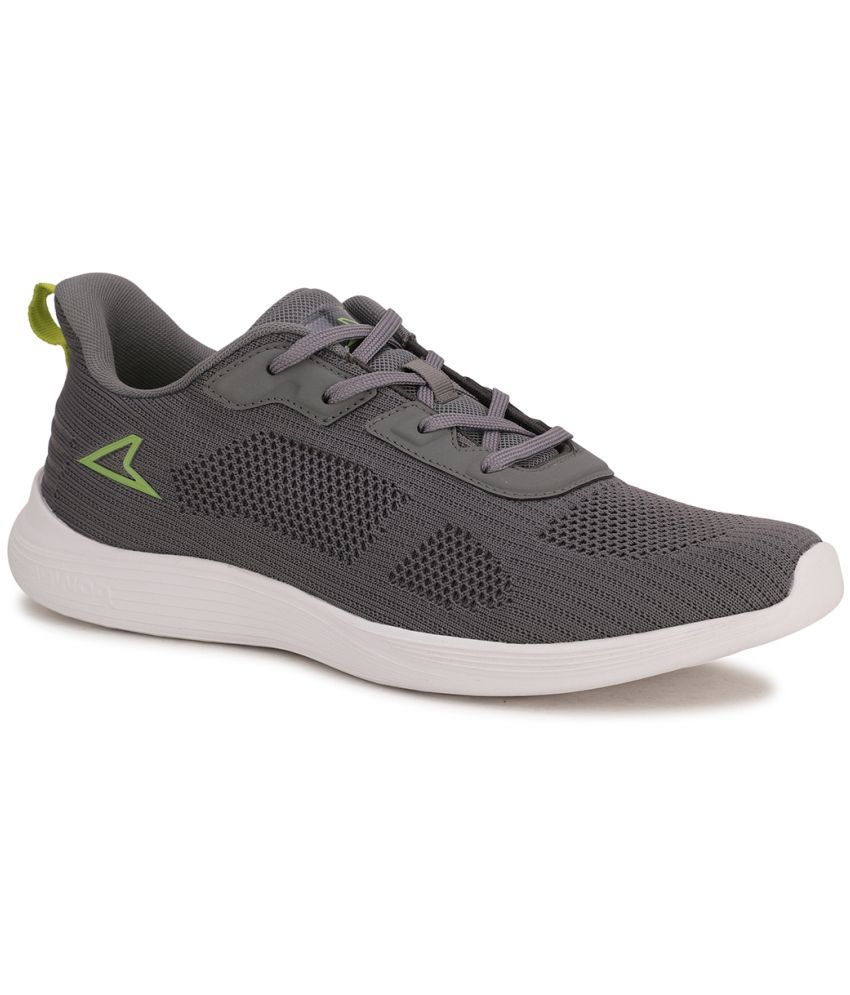     			Power Gray Men's Sports Running Shoes