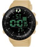 Hala Khaki Silicon Digital Men's Watch