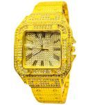 Viser Gold Metal Analog Men's Watch