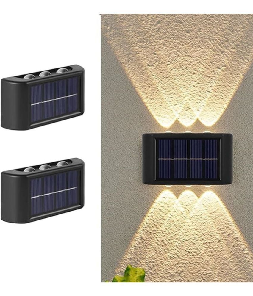     			Amz Deals 1W Solar Outdoor Wall Light ( Pack of 2 )