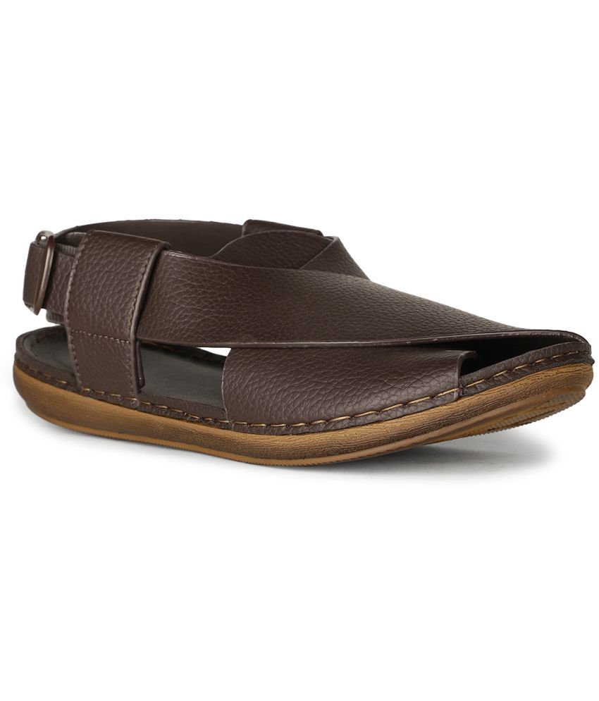     			Bata - Brown Men's Sandals