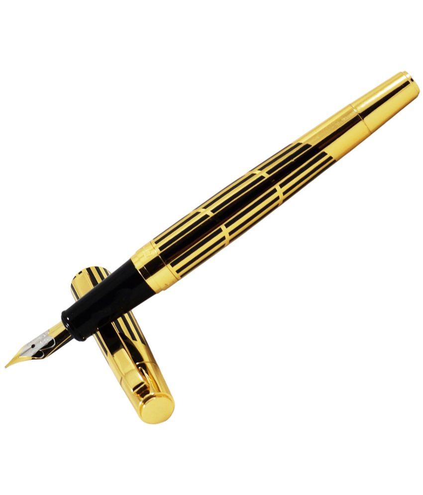     			Dikawen Gold Fine Line Fountain Pen ( Pack of 1 )