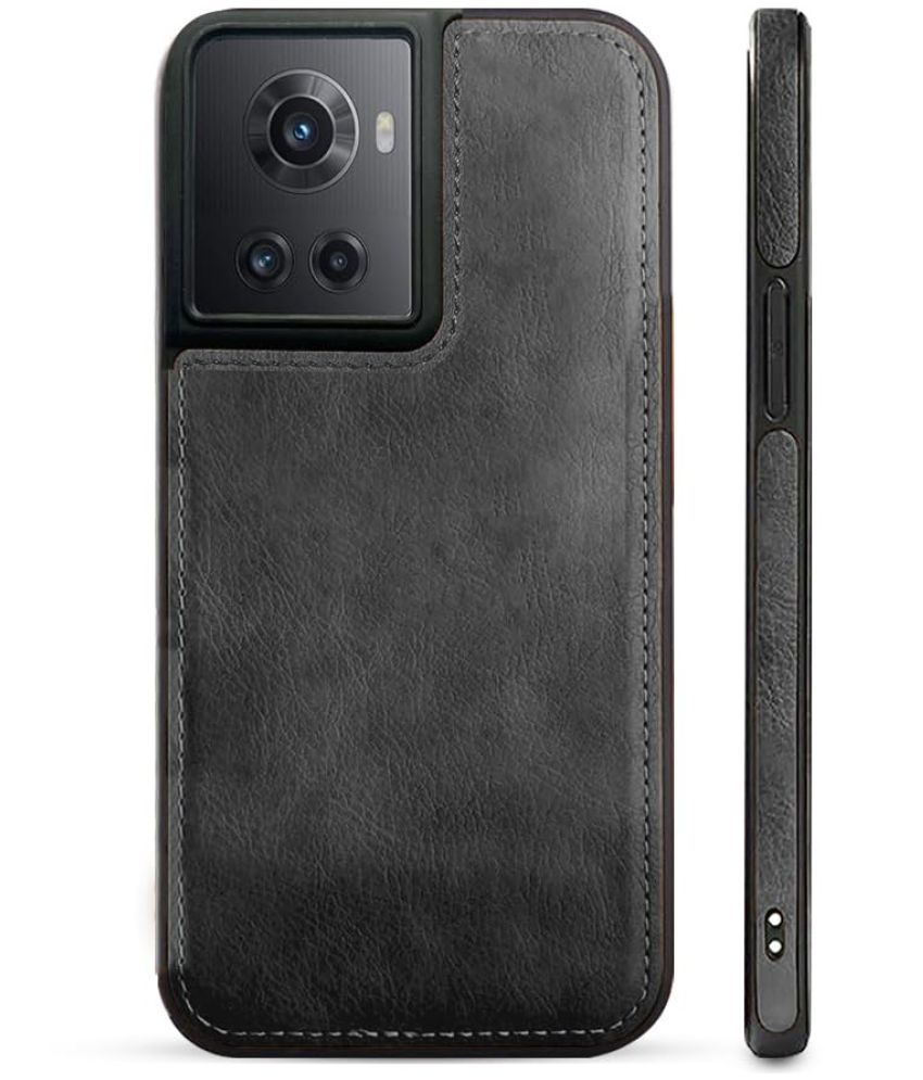     			Doyen Creations Plain Cases Compatible For Artificial Leather Oneplus 10R 5g ( Pack of 1 )