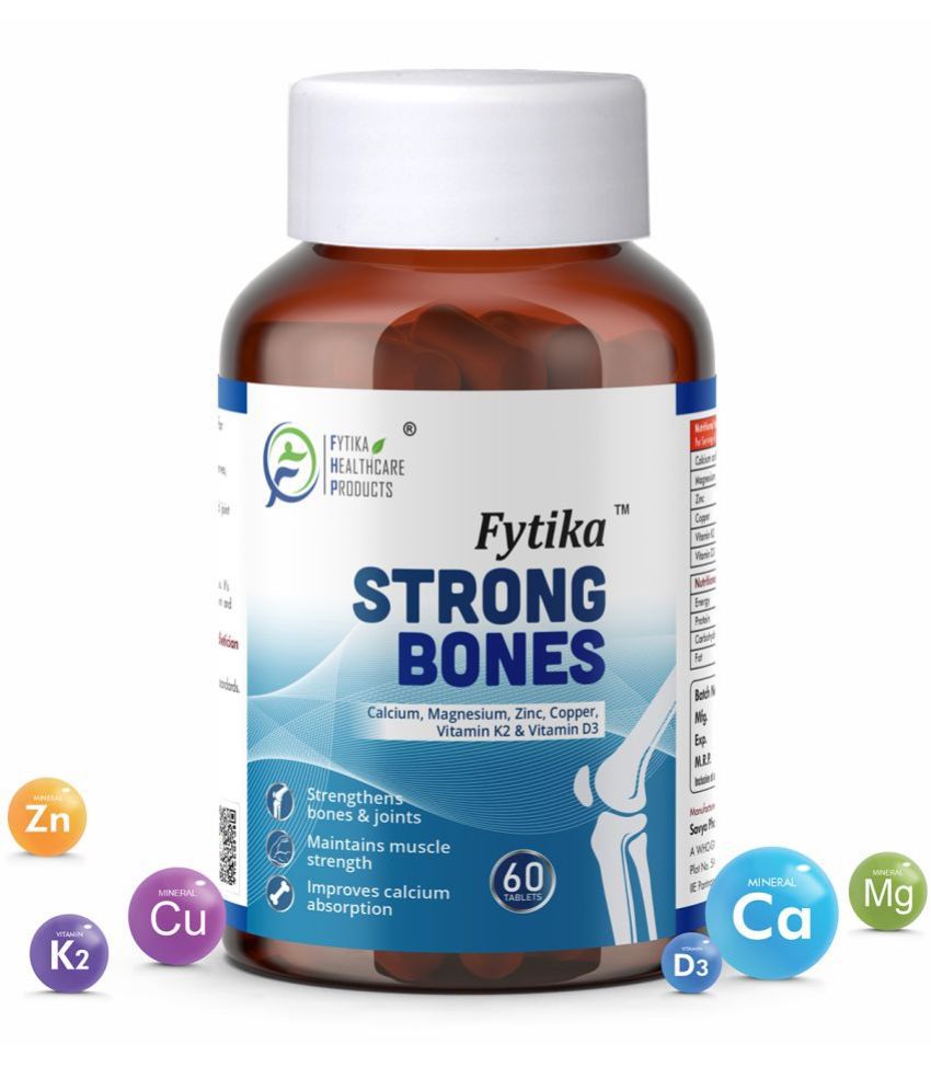     			Fytika Strong bones with Calcium and Vitamin D3- 60 Tablets