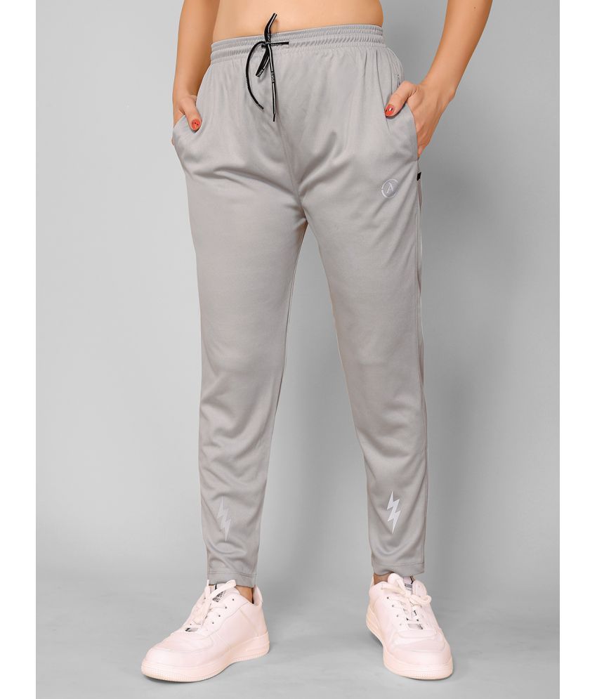     			Kashvi Light Grey Polyester Women's Gym Trackpants ( Pack of 1 )