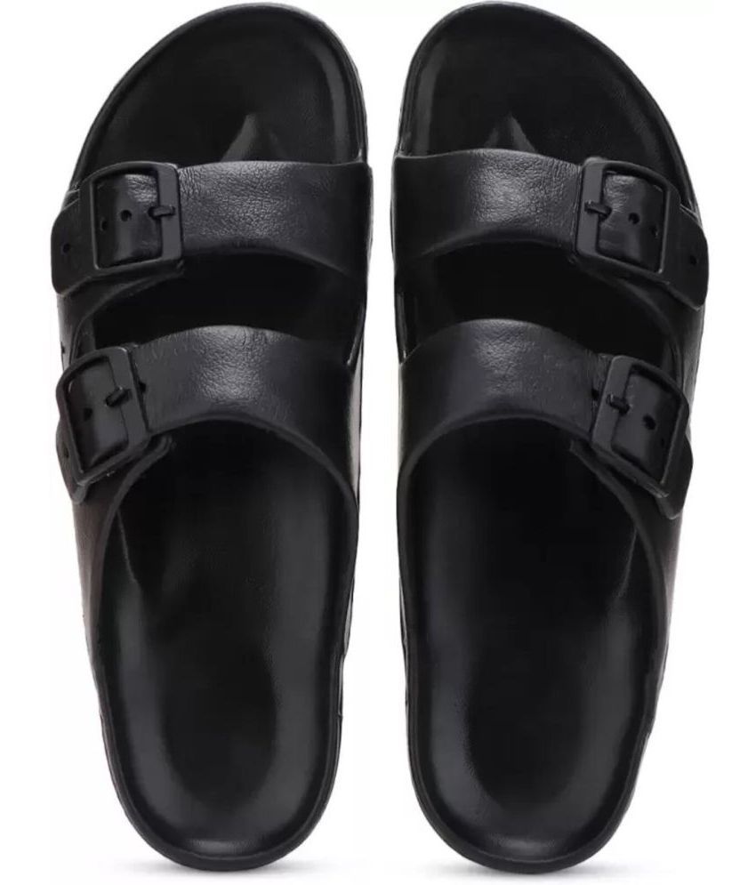     			PENNEN Black Men's Slide Flip Flop