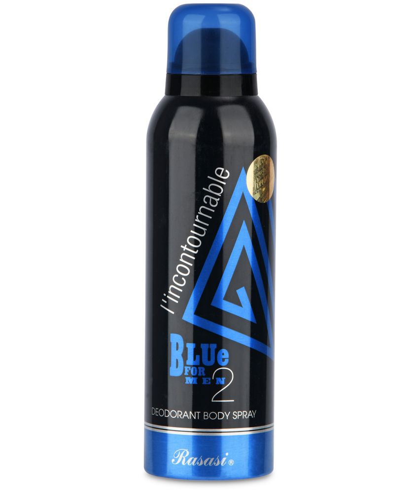     			Rasasi Blue For Men-2 L'Incountournable Deodorant Spray for Men 200 ml ( Pack of 1 )