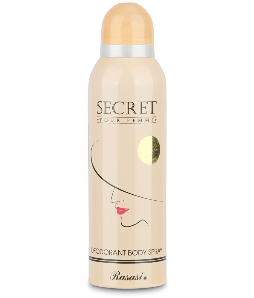     			Rasasi Secret Deodorant Spray for Women 200 ml ( Pack of 1 )