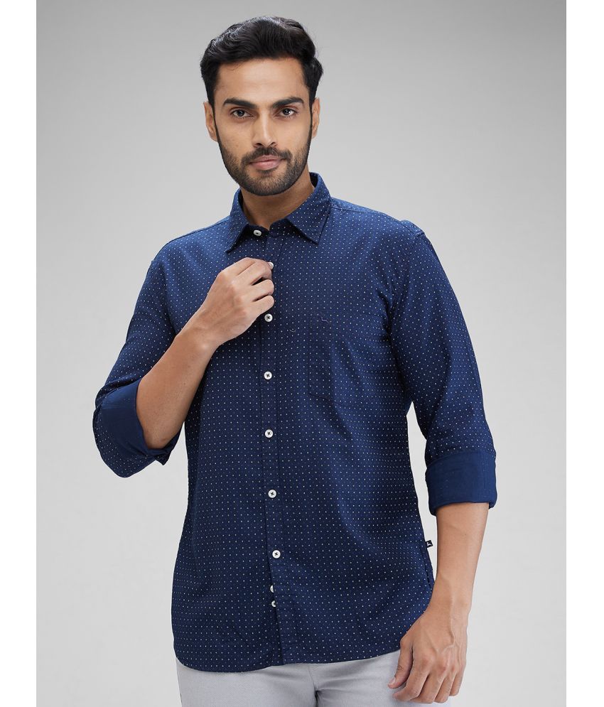     			Parx 100% Cotton Slim Fit Printed Full Sleeves Men's Casual Shirt - Blue ( Pack of 1 )