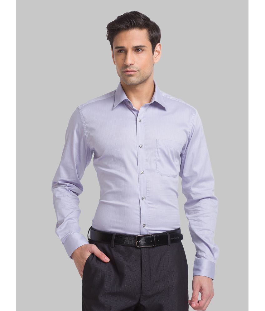     			Raymond Cotton Blend Slim Fit Full Sleeves Men's Formal Shirt - Grey ( Pack of 1 )