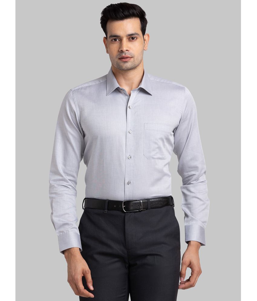     			Raymond Cotton Regular Fit Full Sleeves Men's Formal Shirt - Grey ( Pack of 1 )