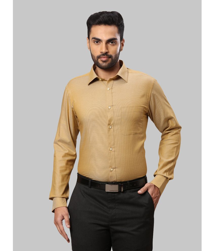     			Raymond Cotton Slim Fit Full Sleeves Men's Formal Shirt - Brown ( Pack of 1 )