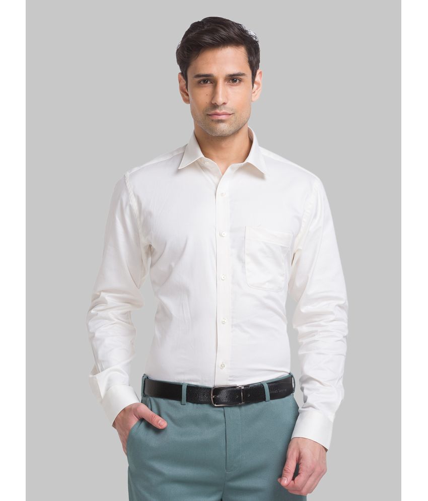     			Raymond Cotton Slim Fit Full Sleeves Men's Formal Shirt - Beige ( Pack of 1 )