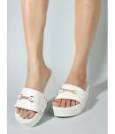 Carlton London White Women's Slip On Heels